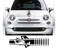 GUPEB Adesivi per Cofano Auto, Adatti per Fiat 500 Abarth 595 500X Auto Fai da Te Strisce Styling Decorazione Tuning Decalcomanie Pellicola in Vinile