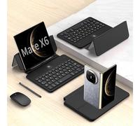 GUPENAA Custodia con Tastiera per Huawei Mate X6, Tastiera Wireless Magnetica Rimovibile con Supporto per S Pen [Tastiera + Custodia + Penna Capacitiva],Nero