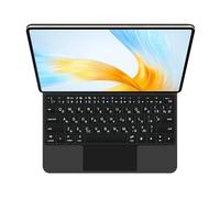 GUPENAA Custodia con Tastiera per Huawei MatePad PRO 13.2 (2023), Supporto a Sbalzo Fluttuante Magic, Retroilluminazione A 7 Colori, Trackpad Integrato,Nero,Russian