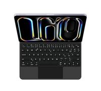 GUPENAA Custodia con Tastiera Retroilluminata per iPad Air 11'' (M3 2025/M2 2024), PRO 11'' (4a/3a/2a/1a Generazione) e Air 5/4 10,9, Supporto a Sbalzo Fluttuante Magic,Nero,German
