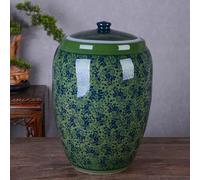 GUQASDV Contenitore per Cereali in Ceramica, Secchio per Cereali, Serbatoio da Cucina Sigillato a Prova di Umidità, Adatto for Caffè, Zucchero, Tè, Farina e Pasta(Capacity: 25kg)