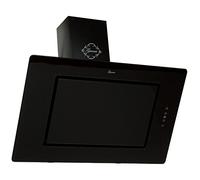 GURARI 155 90 BL Pr Prime cappa da cucina di lusso 90 cm, vetro nero, 1000 m³/h, estrazione dei bordi, timer, telecomando, cofano a parete, aria di scarico e circolazione