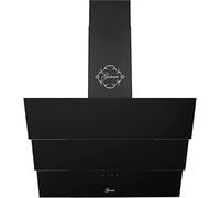 Gurari 267 Black 60 Pr, cappa aspirante 60 cm senza trucioli nero vetro 1000 m3/h telecomando casa parete cappa TouchControl, timer aspirante, cappa di ricambio, cappa aspirante
