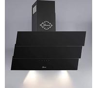 Gurari 267 cappa aspirante 60 cm vetro nero, 1000 m3/h, telecomando, cappa da parete, cappa aspirante, cappa di scarico, cappa di ventilazione