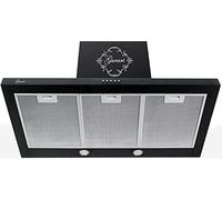 Gurari 461 Black 70, cappa aspirante a parete 70 cm •1000 m³/cappa da parete Lusso produttore Gurari • 3 velocità • LED • cappa • Nero • Ricircolo possibile• 2 filtri metallici