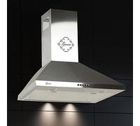 Gurari Cappa aspirante 50 cm GCH 147 IS 5 N cappa da parete in acciaio inox | molto assorbente 1000 m³/h | montaggio a parete cappa aspirante modalità di ricircolo o scarico dell'aria