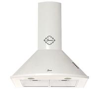 GURARI Cappa da parete design 60 cm bianco GCH 046 - Cappa aspirante 1000 m³/h 3 livelli - Cappa da cucina modalità riciclaggio o scarico dell'aria