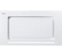 GURARI Cappa da soffitto GCH E 217 WH 70 Prime N + ricircolo, cappa aspirante 70 cm, vetro bianco, 1000m³/h
