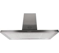 GURARI cappello da parete 118 120 IS, cappello da cucina 120 cm, 1000m³/h, 3 livelli, cappello estrattore, cappello, cappello di scarico, cappello di ricircolo, LED