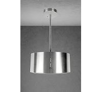 GURARI cofano isolotto 237 50 IS, cofano isola ricircolo, cofano isola estrattore cofano 50 cm, cappuccio soffitto, 860m³/h, acciaio inox