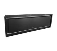 Gurari GCH 973 BL - Cappa da soffitto 90 cm - Cappa aspirante nera con controllo gestuale e LED, 850 m³/h, ricircolo e scarico,