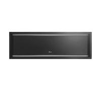 Gurari GCH 973 BL - Cappa da soffitto 90 cm + kit di ricircolo - Cappa aspirante nera con controllo gestuale e LED, 850 m³/h, ricircolo dell'aria e scarico,