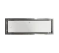 Gurari GCH 974 SU 90 Diamond cappa aspirante a soffitto 90 x 30 cm 850m³/h Acciaio inossidabile Vetro bianco