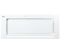 GURARI GCH E 217 WH 90 PRIME - Cappa aspirante da incasso da 90 cm, in vetro bianco, 1000 m³/h, strisce LED, cappa aspirante, cappa di scarico, cappa di scarico, telecomando