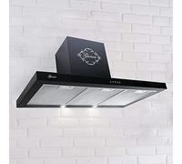 Gurari GCH F 461 BL 7, cappa aspirante a parete 70 cm •1000 m³/cappa da parete Lusso produttore Gurari • 3 velocità • LED • cappa • Nero