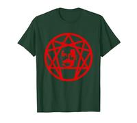Gurdjieff E L'Enneagramma Maglietta, Uomo, Verde Foresta, 3XL