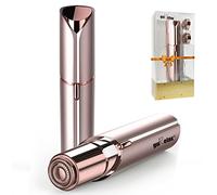 Gurelax Depilazione del viso da donna, dispositivo di depilazione, miglior regalo di Natale, rimozione dei peli del viso per le donne, rimozione dei capelli elettrici, 2 testine di ricambio incluse
