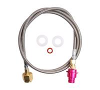 Guriayus Adattatore Co2 Tubo di Collegamento Rapido per Rinfreschi da 1,5 M per CO2 più , compatibile con Carbonatatore d'acqua DUO/TERRA/ART, W21.8