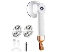 Guriayus Rasoio elettrico con display digitale, testine di rasatura di ricambio, rasoi elettrici, rasoi per vestiti