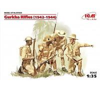 Gurkha Rifles 1944 (4 figures) 1:35 ICM35563 - icm modellismo