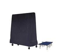 Gurkkst Premium Full Size Table Tennis di Tavolo da Ping Pong Copertura Impermeabile Interno/Esterno Nero (185 × 70 × 165 CM)