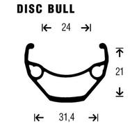 Gurpil 6b Disc Bull 26´´ 6b Disc Mtb Rear Wheel Nero 9 x 135 mm / Shimano/Sram HG Black