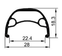 Gurpil Cerchio Mtb Neu 27.5´´ Disc Black