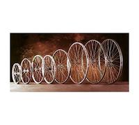 Gurpil RUEDA DELANTERA 700x28C RADIOS con TUERCA ALUMINIO