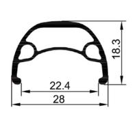 Gurpil 27.5 isc Mtb Front Wheel Nero 9 x 100 mm Black