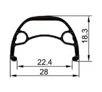Ruota anteriore Gurpil Neu 475 Noir