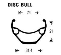Gurpil Ruota Anteriore Da Mtb Bull 26´´ 6b Disc