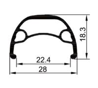 Gurpil Ruota Anteriore Da Mtb Nainer M4050 29 isc Black