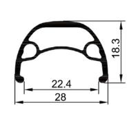 Gurpil Ruota Anteriore Da Mtb Nainer M475 29´´ 6b Disc Black