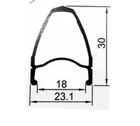 Ruota anteriore Gurpil 28 new dpx Noir