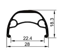 Gurpil Ruota Posteriore Da Mtb 27.5 isc Black