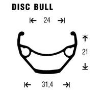 Disco ruota posteriore Gurpil Bull Noir