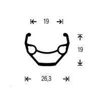 Ruota posteriore Gurpil Neu Center Lock Noir