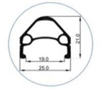 Gurpil Ruota Posteriore Da Mtb Xm M4050 27.5 isc Black