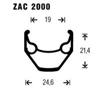Gurpil Ruota Posteriore Da Mtb Zac 26´´