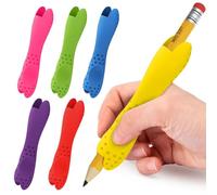 Gurtt 6 impugnature in Silicone Antiscivolo ergonomiche per Scrivere e disegnare, Doppia Testa, per Adolescenti e Adulti