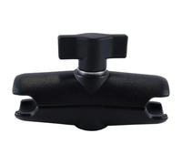 Gurtt Supporto per braccio a doppia presa, braccio a doppia presa in lega di alluminio da 3,5 pollici/90 mm per supporto per telefono RAM Mount per bici e moto per sfera da 1 pollice/25 mm