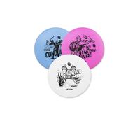 Guru Disc Golf Starter Set, 3 Dischi Frisbee per Lanciare Qualsiasi Distanza, Divertenti Sport all'Aria Aperta per Bambini e Adulti, 970361