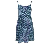 GURU SHOP Abito da spiaggia boho, mini abito estivo, abito da donna, sintetico, Blu scuro, 48