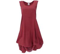 Guru-Shop, Abito Estivo Lungo e Cangiante, Maxi Abito Boho, Cotone, Abiti Midi Lunghi