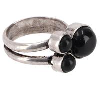 GURU SHOP Anello alla moda, anello boho, 1 x 2 cm, normale, Ottone, Non pietra preziosa