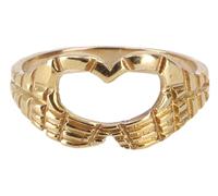 GURU SHOP Anello in ottone con motivo a cuore