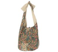GURU SHOP Borsa a tracolla Boho con stampa a blocco, borsa a tracolla, modello 1, unisex, per adulti, cotone, 35 x 49 x 30 cm, Modello 6, taglia unica