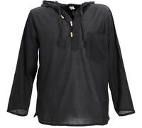 GURU-SHOP Camicia Hippie, Camicia, Dicotone, Camicie da Uomo