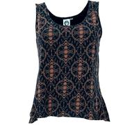 Guru-Shop, Canotta Senza Schienale, Goa Festive Top, Modello 2, Cotone, Dimensione Indumenti:S / M (36), Magliette top