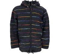 Guru-Shop, Cardigan Norvegese - Nero, Lana, Cardigan e Poncho
